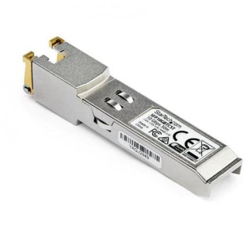 StarTech.com Vysílač-přijímač, RJ45, Měď, 10000Mbps, přenosová vzdálenost: 30 m, rychlost přenosu dat: 10 Gbps