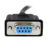 StarTech.com Sériový kabel, A: Vnitřní délka 2 m, A: D-Sub 9pin, B: Vnitřní, B: DB9, Polyvinylchlorid