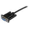 StarTech.com Sériový kabel, A: Vnitřní délka 2 m, A: D-Sub 9pin, B: Vnitřní, B: DB9, Polyvinylchlorid