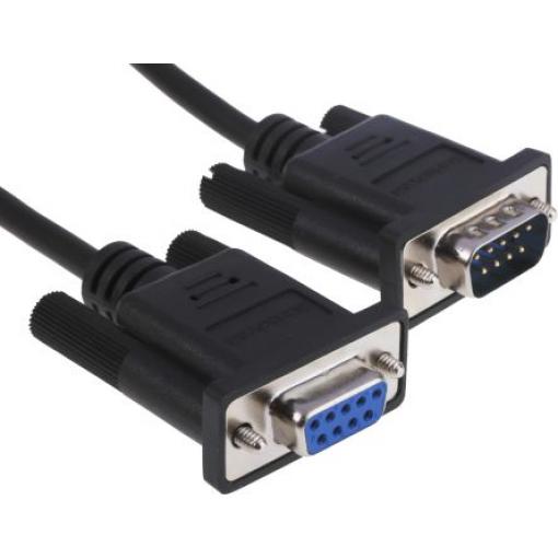 StarTech.com Sériový kabel, A: Vnější délka 0.5 m, A: D-Sub 9pin, B: Vnitřní, B: DB9, Polyvinylchlorid