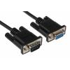 StarTech.com Sériový kabel, A: Vnější délka 3 m, A: D-Sub 9pin, B: Vnitřní, B: DB9, Polyvinylchlorid