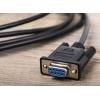 StarTech.com Sériový kabel, A: Vnitřní délka 2 m, A: D-Sub 9pin, B: Vnější, B: DB9, Polyvinylchlorid
