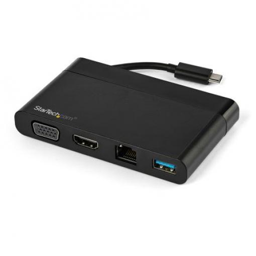 StarTech.com Dokovací stanice, 1920 x 1200 pixel, počet zobrazení: 1, počet portů USB: 1, video připojení: HDMI, VGA,