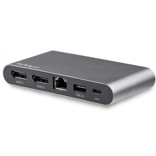 StarTech.com Dokovací stanice, 4096 x 2160 pixel, počet zobrazení: 2, počet portů USB: 2, video připojení: Display Port,
