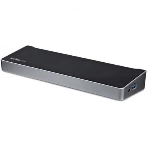StarTech.com Dokovací stanice, 4096 x 2160 pixel, počet zobrazení: 3, počet portů USB: 5, video připojení: Display Port,