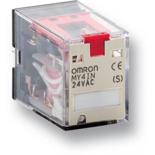 Výkonové relé 4PDT zásuvné 3 A 24V dc MY