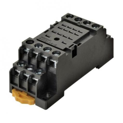 Omron Objímka relé pro Mikrorelé s miniaturním napájením 14 250 V ac Lišta DIN