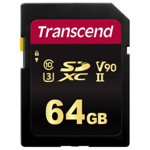 64 Gb SDXC, SDHC TLC Transcend UHS II U3, Třída 10