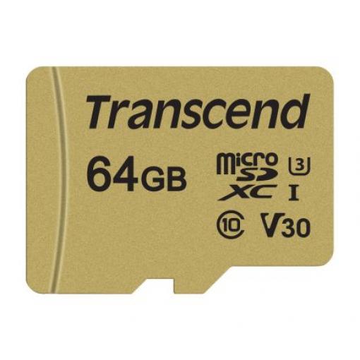 Karta Micro SD MicroSDXC 64 GB Ne MLC Transcend -25 → +85°C