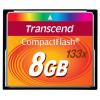 Karta Compact Flash Compact Flash Transcend 8 GB, model: CF133 MLC 85 °C -25 °C 133x