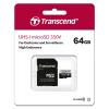 MicroSD 64 GB MicroSDXC TLC Transcend Třída 10, UHS I U1 85 °C -25 °C