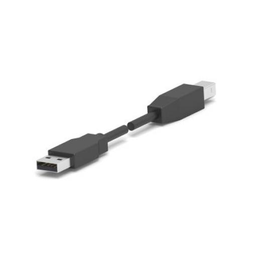 TE Connectivity Konektor USB, řada: 1487 Vnější, počet portů: 1portový, orientace těla: Rovný USB typu A na B, 30 V,