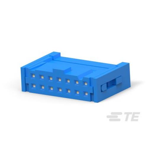 TE Connectivity Konektor IDC, řada: 1658526 Vnitřní, rozteč: 2.54 mm, počet kontaktů: 14, počet řad: 2, Kabel, IDC,