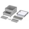 Bopla Nástěnná krabice, řada: RegloCard-Plus IP65 Polykarbonát, ABS Světle šedá 186 mm Průhledné dveře 131 mm 103 mm
