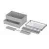Bopla Nástěnná krabice, řada: RegloCard-Plus IP54 ABS, Polykarbonát Světle šedá 217 mm Průhledné dveře 257 mm 132.5 mm