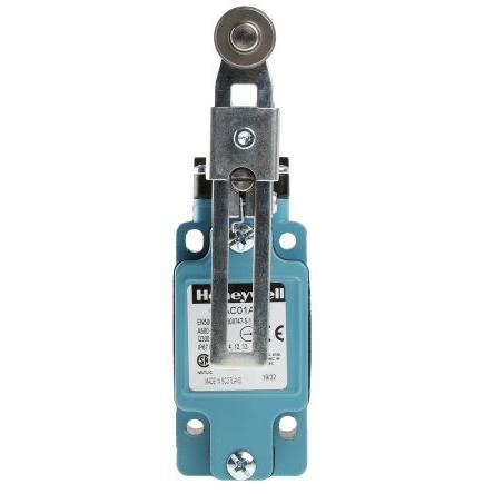 Honeywell GLA Nastavitelná páka s válečkem Koncový spínač 1 NC/1 NO IP67 Tlakově litý zinek 600V ac 6A