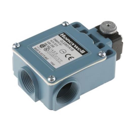 Honeywell GLE Kovový váleček Koncový spínač DPDT IP67 Tlakově litý zinek 240 V ac 6 A