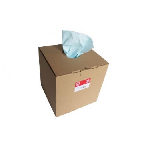 Utěrka Opakované použití Krabice Víceúčelové, Modrá, Všeobecný úklid RS PRO, počet ubrousků: 400 Per Pack Suché 240 x