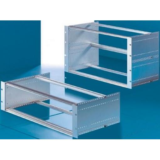 Rám pro montáž do racku, řada: Ripac VARIO 3U x 84HP x 185mm, Hliník