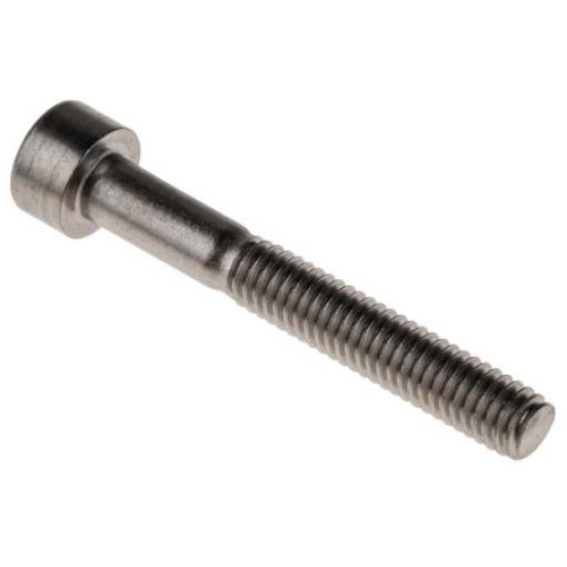 RS PRO Šroub s vnitřním šestihranem, Obyčejný, Nerezová ocel hlavice Vnitřní šestihran, Metrické, M1.6, délka: 8 mm