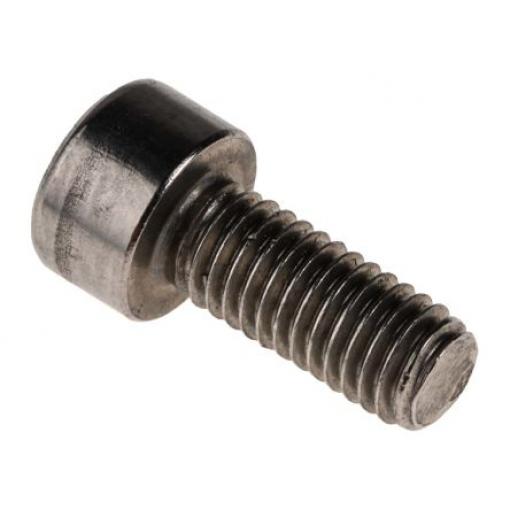 RS PRO Šroub s vnitřním šestihranem, Obyčejný, Nerezová ocel hlavice Vnitřní šestihran, Metrické, M1.6, délka: 8 mm
