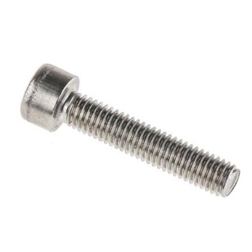 RS PRO Šroub s vnitřním šestihranem, Obyčejný, Nerezová ocel hlavice Vnitřní šestihran, Metrické, M1.6, délka: 8 mm
