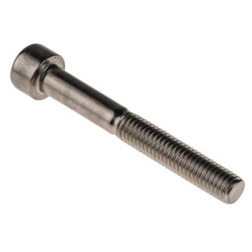 RS PRO Šroub s vnitřním šestihranem, Obyčejný, Nerezová ocel hlavice Vnitřní šestihran, Metrické, M1.6, délka: 8 mm