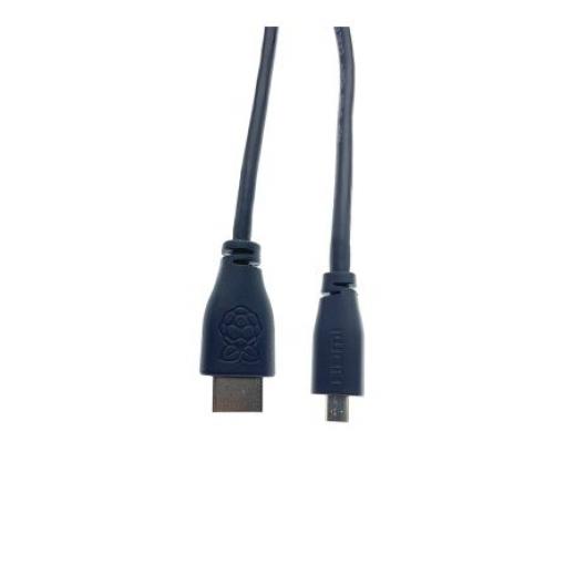 Raspberry Pi 1 m HDMI na Micro HDMI Černá