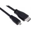 Raspberry Pi 2 m HDMI na Micro HDMI Černá