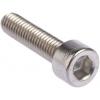 RS PRO Šroub s vnitřním šestihranem, Obyčejný, Nerezová ocel hlavice Vnitřní šestihran, Metrické, M1.6, délka: 8 mm