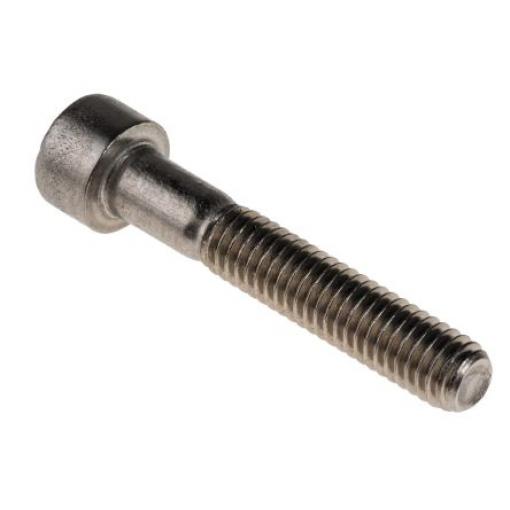 RS PRO Šroub s vnitřním šestihranem, Obyčejný, Nerezová ocel hlavice Vnitřní šestihran, Metrické, M1.6, délka: 8 mm