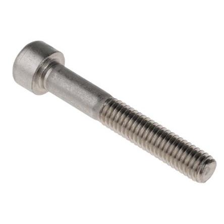 RS PRO Šroub s vnitřním šestihranem, Obyčejný, Nerezová ocel hlavice Vnitřní šestihran, M6, M6, délka: 40 mm