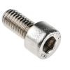 RS PRO Šroub s vnitřním šestihranem, Obyčejný, Nerezová ocel hlavice Vnitřní šestihran, Metrické, M1.6, délka: 8 mm