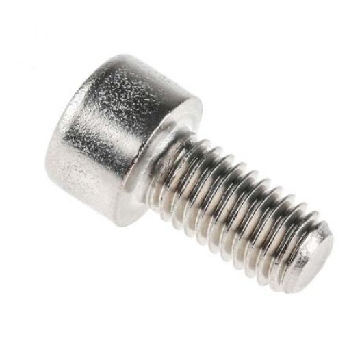 RS PRO Šroub s vnitřním šestihranem, Obyčejný, Nerezová ocel hlavice Vnitřní šestihran, Metrické, M1.6, délka: 8 mm