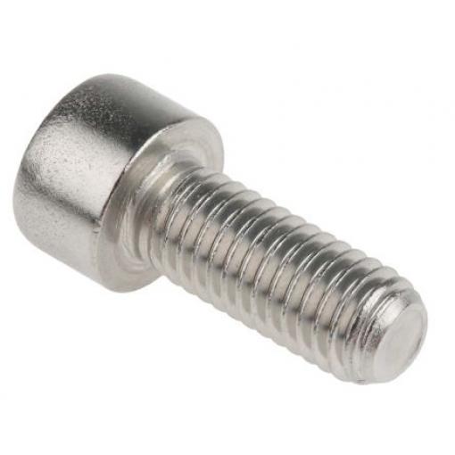 RS PRO Šroub s vnitřním šestihranem, Obyčejný, Nerezová ocel hlavice Vnitřní šestihran, Metrické, M1.6, délka: 8 mm