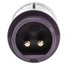 MENNEKES Průmyslový napájecí konektor, IP44, Kabel, formát pólů: 2P, orientace těla: Rovný barva Purpurová, 20V, 25 V