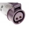 MENNEKES Průmyslový napájecí konektor, IP44, Kabel barva Purpurová, 16 A 2P, 25 V
