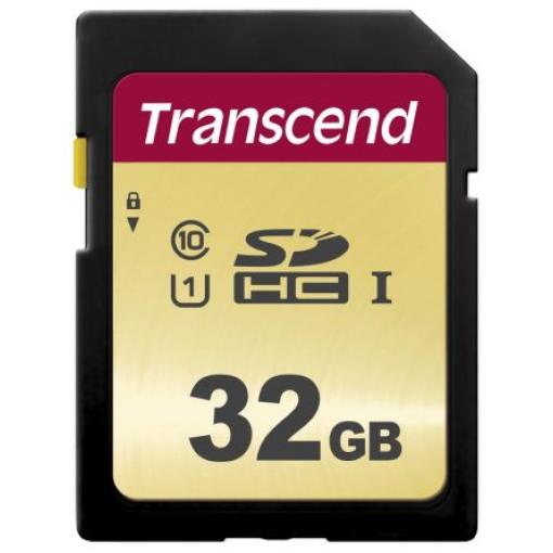 Karta SD 32 GB SDHC MLC Transcend, řada: 500S Třída 10 85 °C -25 °C