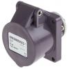 MENNEKES Průmyslový napájecí konektor, IP44, Panel barva Purpurová, 16 A 2P, 25 V