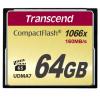 Karta Compact Flash Compact Flash Transcend 64 GB MLC 85 °C -25 °C 1000x