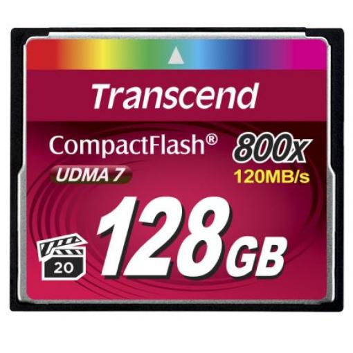 Karta Compact Flash Compact Flash Transcend 128 MB MLC 85 °C -25 °C 800x