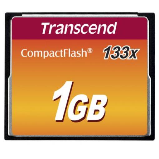 Karta Compact Flash Compact Flash Transcend 1 GB MLC 85 °C -25 °C 133x