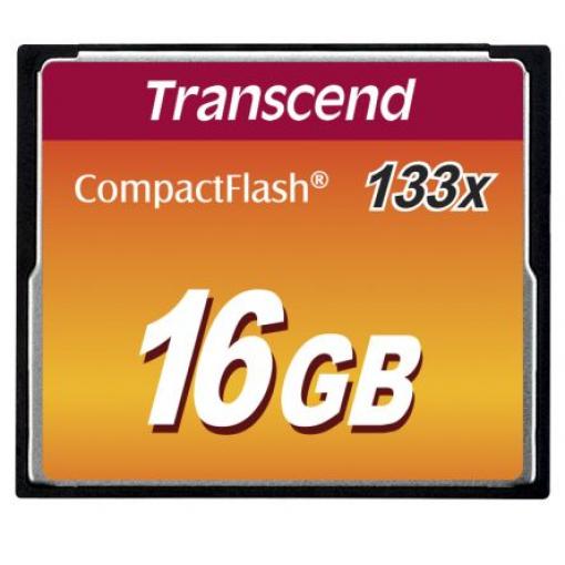 Karta Compact Flash Compact Flash Transcend 16 GB MLC 85 °C -25 °C 133x