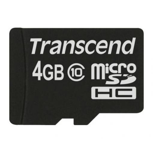 MicroSD 4 GB MicroSD Transcend Třída 10 85 °C -25 °C