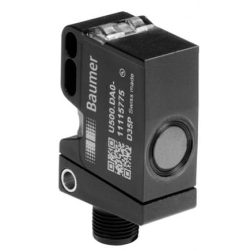 Baumer Snímač přiblížení U500.DA0.2-IAMJ.72F Blok M12 x 1 100 mA IP67 1000 mm 1 kHz 4 až 20 mA 30 V dc