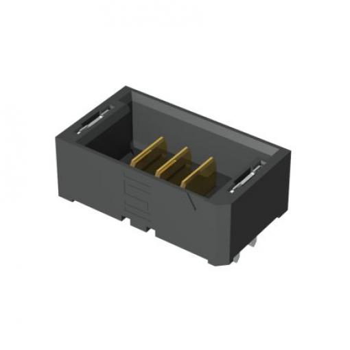 Samtec Konektor PCB, řada: UMPT, Deska-deska, počet kontaktů: 3, počet řad: 1, rozteč: 2 mm, orientace těla: Rovný,