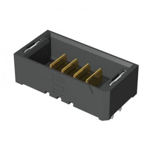 Samtec Konektor PCB, řada: UMPT, Deska-deska, počet kontaktů: 4, počet řad: 1, rozteč: 2 mm, orientace těla: Rovný,