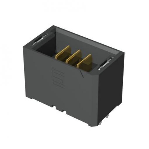 Samtec Konektor PCB, řada: UMPT, Deska-deska, počet kontaktů: 3, počet řad: 1, rozteč: 2 mm, orientace těla: Rovný,