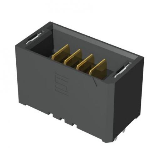 Samtec Konektor PCB, řada: UMPT, Deska-deska, počet kontaktů: 4, počet řad: 1, rozteč: 2 mm, orientace těla: Rovný,