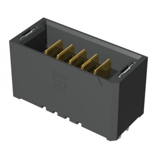 Samtec Konektor PCB, řada: UMPT, Deska-deska, počet kontaktů: 5, počet řad: 1, rozteč: 2 mm, orientace těla: Rovný,